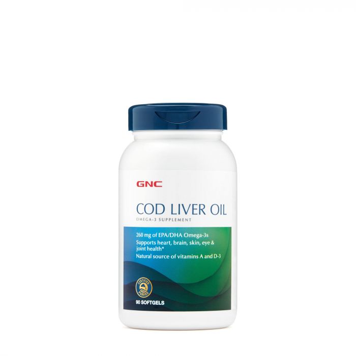 GNC COD LIVER OMEGA 3 SUPPLEMENT SOFTGELS 90S