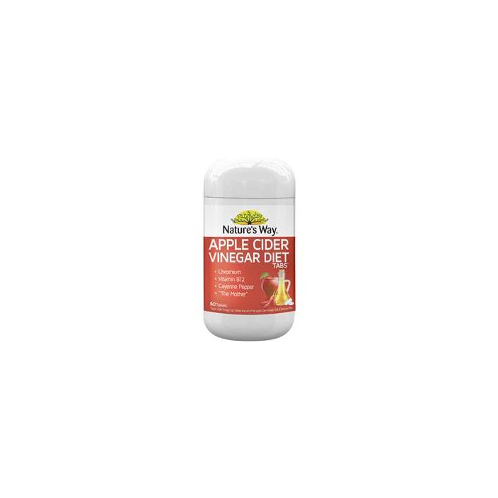 NATURES WAY APPLE CIDER VINEGAR DIET TAB 60S