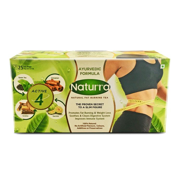 NATURRA FAT BURNING TEA BAGS 25
