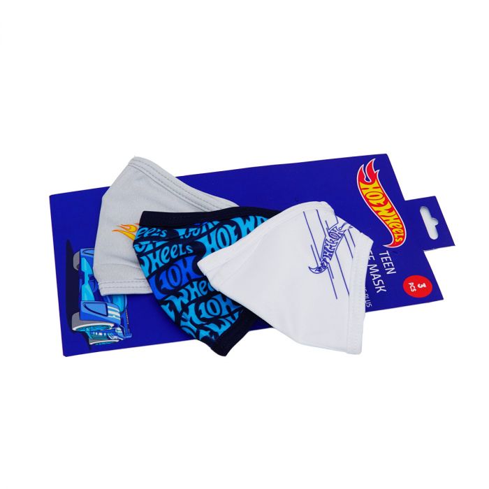 HOT WHEELS TEEN FACE MASK 10 + 3S