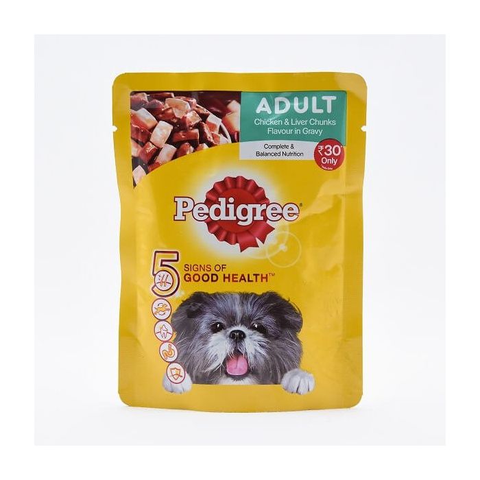 PEDIGREE CHICKEN  LIVER  CIS POUCH 80G