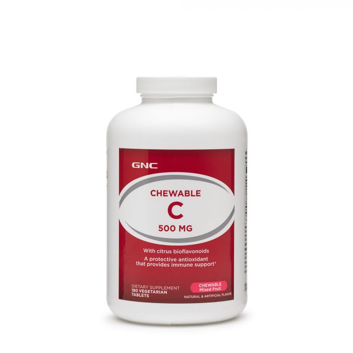 GNC VIT C 500MG CHEWABLE 133423