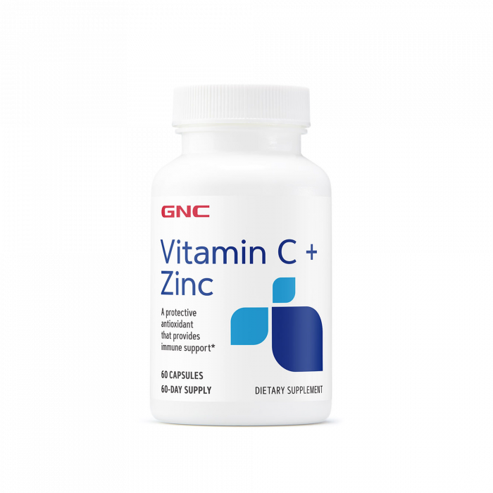 GNC VITAMIN C+ ZINC 60CAPS