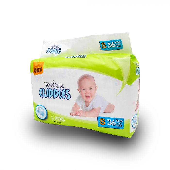 VELONA BABY DIAPERS JUMBO SMALL 36PCS