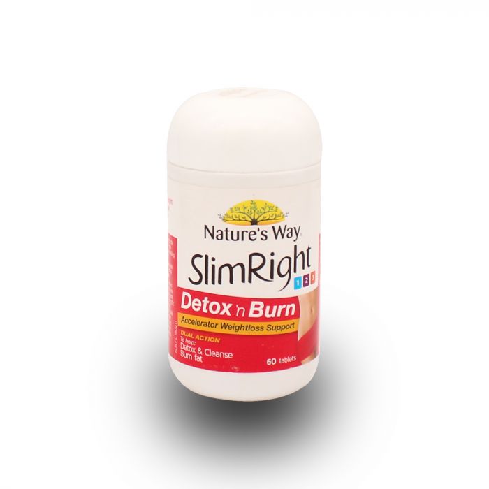 SLIM RIGHT DETOX N  BURN 60 TAB
