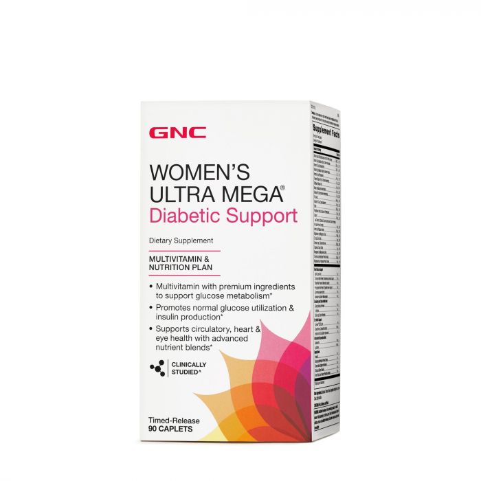 GNC WOMENS ULTRA MEGA DIABETIC SUPPORT 90 S 185912
