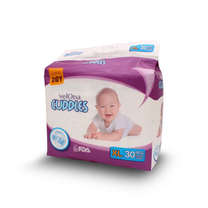 VELONA BABY DIAPERS JUMBO EX LARGE 30PCS
