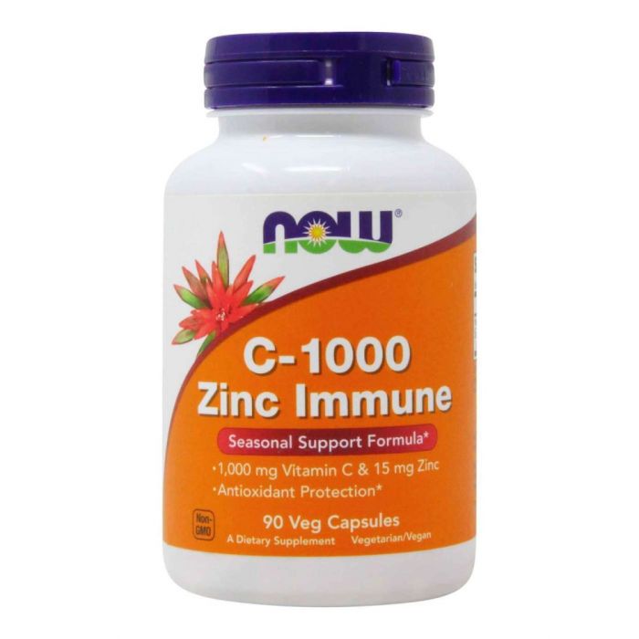 NOW VITAMIN C 1000 ZINC IMMUNE 90S