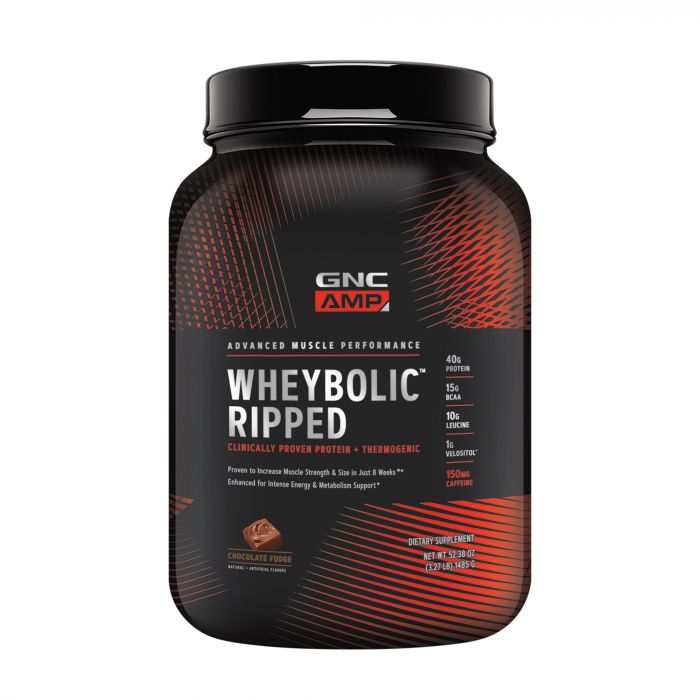 GNC AMP WHEYBOLIC RIPPED CHOCOLATE 1485G 386564
