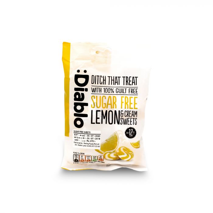 DIABLO  SUGER FREE LEMON & CREAM 75G

