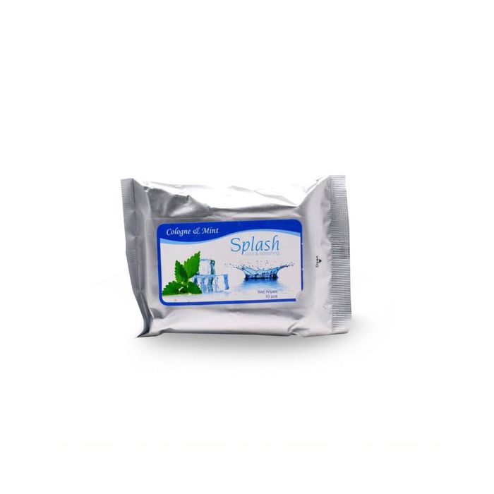 SPLASH WET WIPES MINT 10S