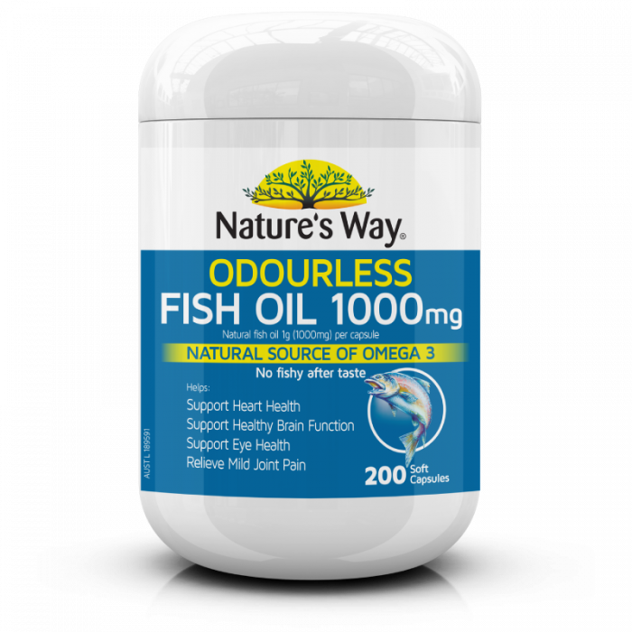 NATURESWAY ODURLESS FISH OIL 1000MG