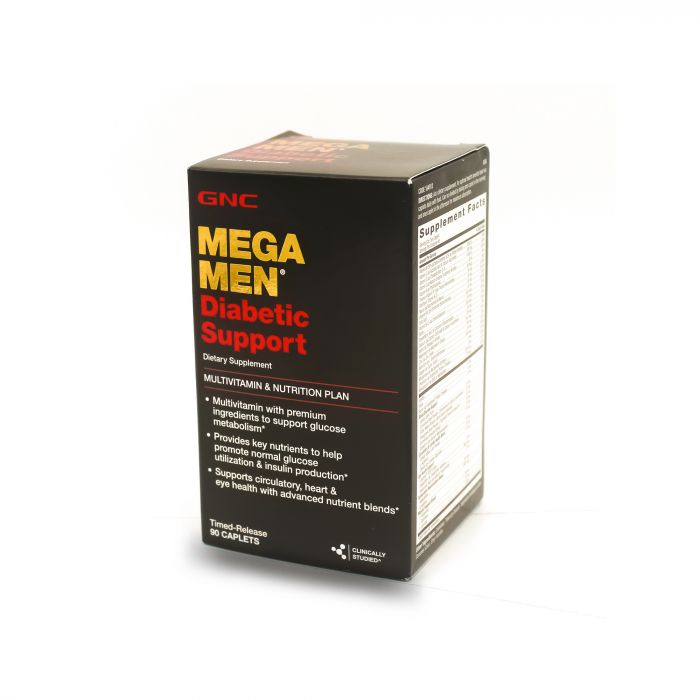 GNC MEGA MEN DIABETIC SUPPORT 90CAP
