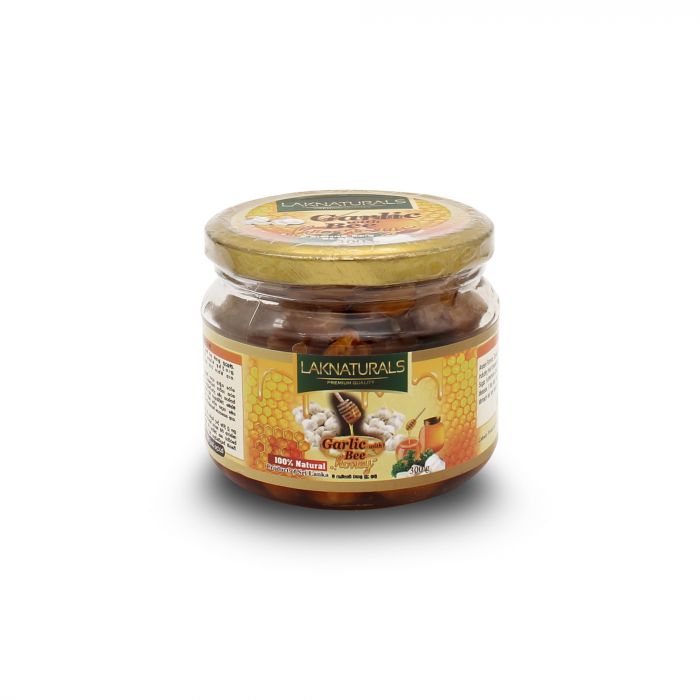LAKNATURALS GARLIC WITH BEE HONEY 300G
