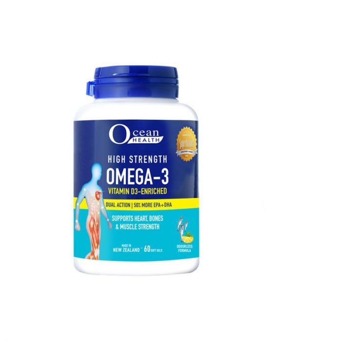 OCEAN HEALTH HIGH STRENGTH OMEGA-3  60S