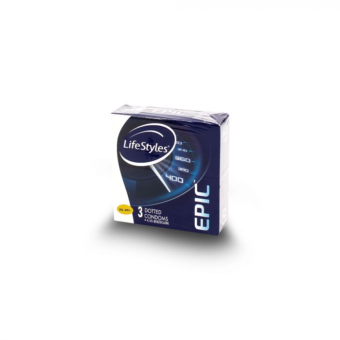 LIFESTYLES EPIC CONDOMS 3S
