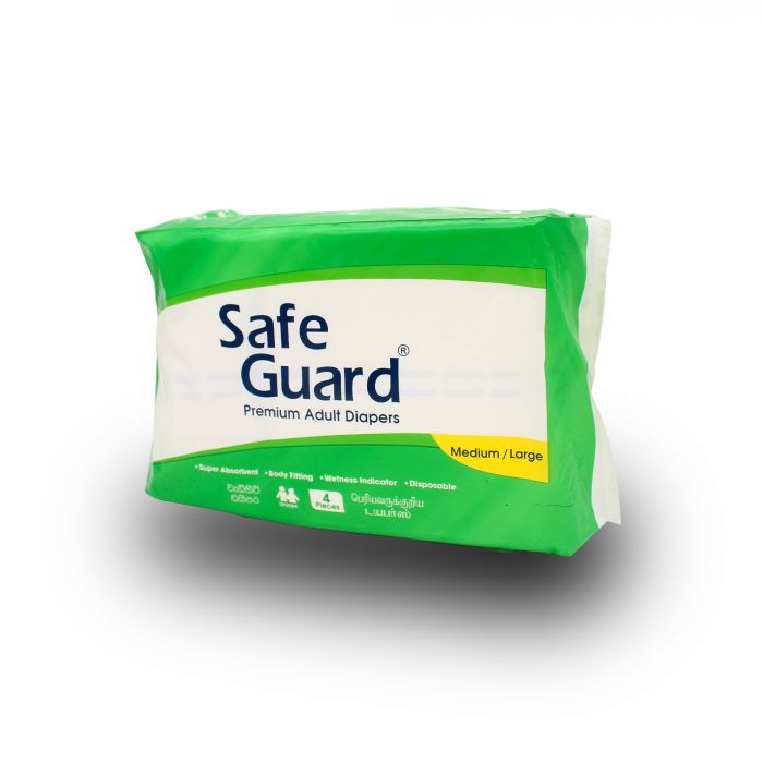 SAFE GUARD ADULT DIAPERS  4 S
