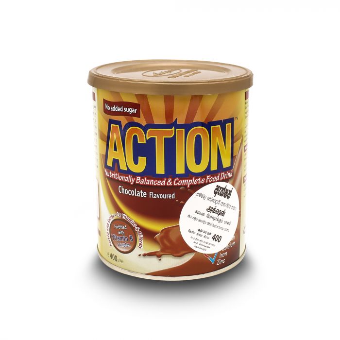 ACTION MILK POWDER CHOCOLATE - 400G
