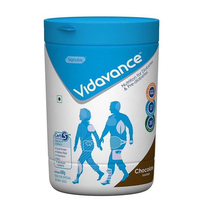 VIDAVANCE DIABETES FORMULA CHOCOLATE 400G