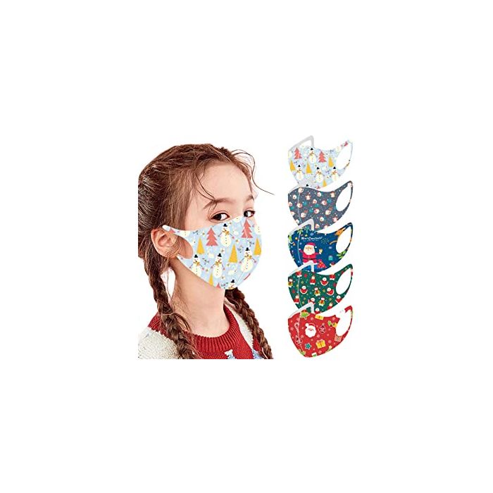 HAPPY HOLIDAY KIDS FACE MASK 5S (8-12YEARS)
