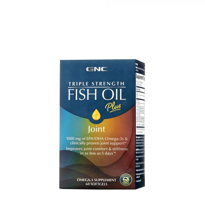 GNC TRIPLE STRENGTH FISH OIL PLUS JOINT SOFTGELS 60S