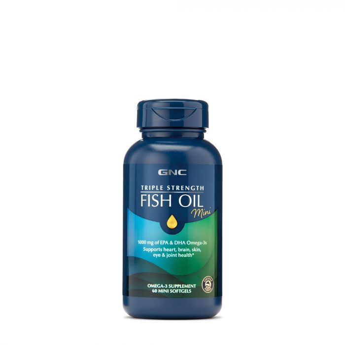 GNC TRIPLE STRENGTH FISH MINI 60S 736421
