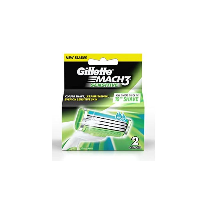 GILLATTE MACH 3 TURBO CARTRID SENSITIVE 2 S