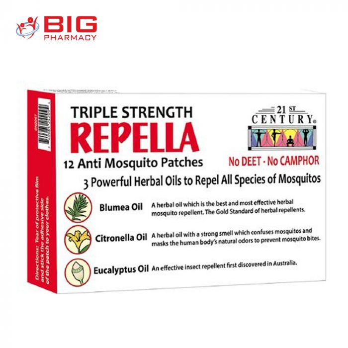 21 ST CENTURY REPELLA MOSQUITO PATCH 12S
