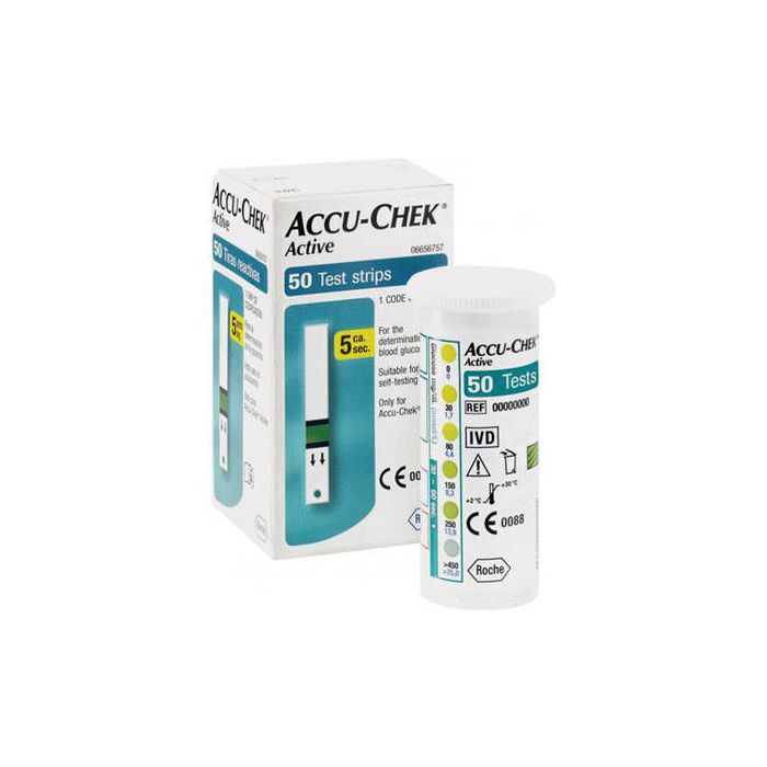 ACCU-CHEK ACTIVE GLUCOSE TESTING STRIPS 50S