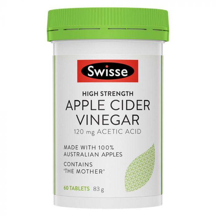 SWISSE HIGH STRENGTH APPLE CIDER VINEGAR 60S