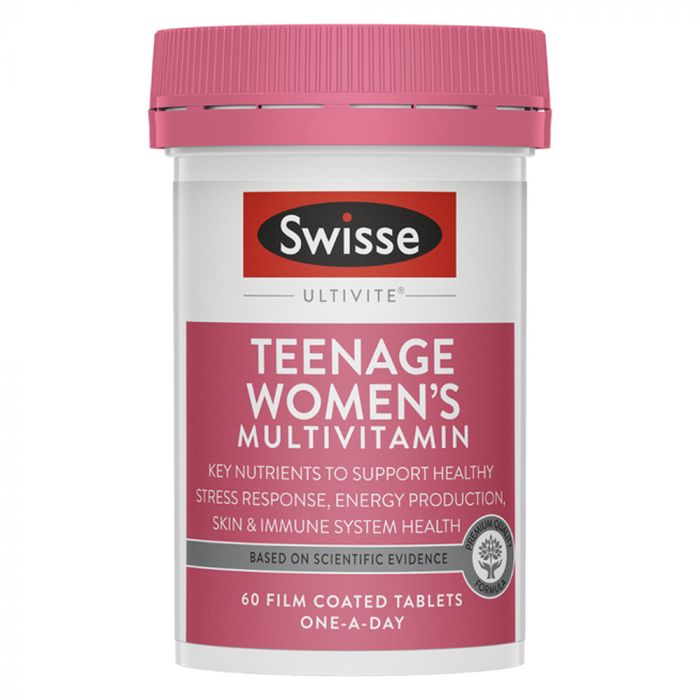 SWISSE ULTIVITE TEENAGE WOMENS MULTIVITAMIN 60 TAB