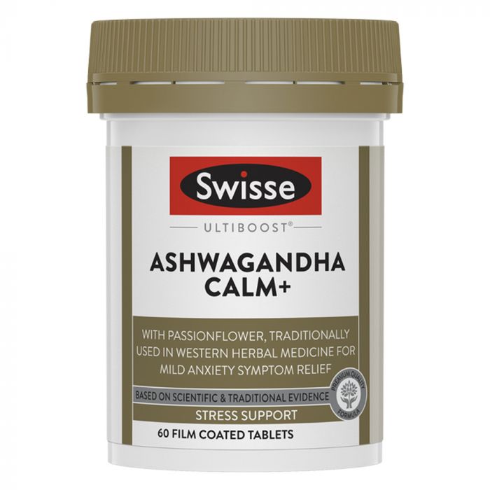 SWISSE ULTIBOOST ASHWAGANDHA CALM+ TAB 60S