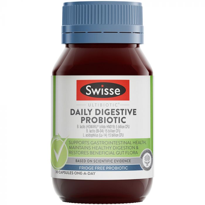 SWISSE ULTIBOOST DAILY DIGESTIVE PROBIOTIC 30S