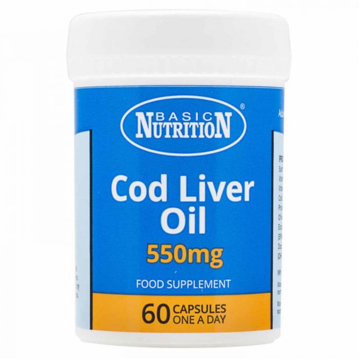BASIC NUTRITION COD LIVER OIL 550MG 30'S