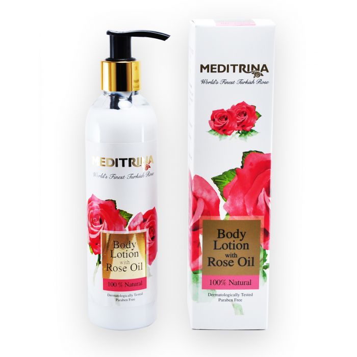 MEDITRINA BODY LOTION WITH ROSE OIL 250ML
