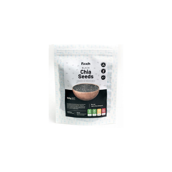 FINCH BLACK CHIA SEEDS 150G