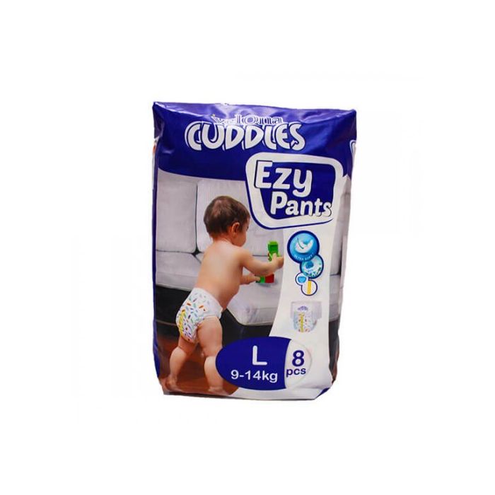 VELONA CUDDLES EZY PANTS L 8PCS