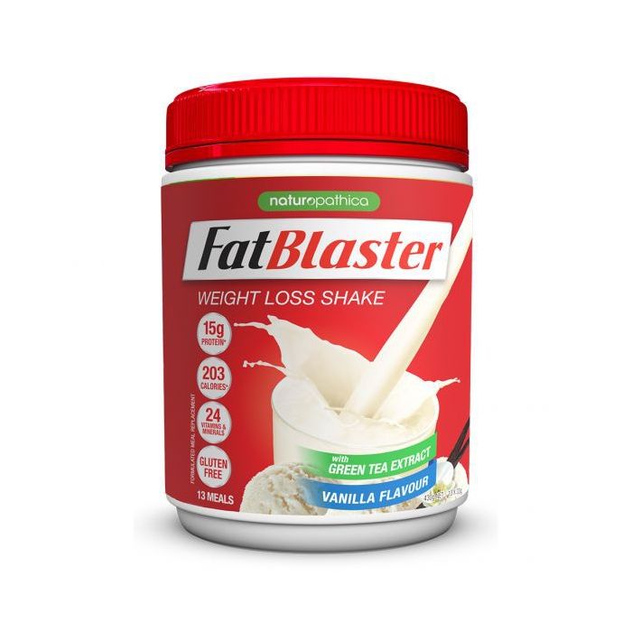 NATUROPATHICA FATBLASTER SHAKE VANILLA BEAN 430G