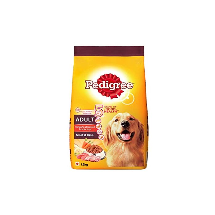 PEDIGREE ADULT MEAT  RICE 1.2KG