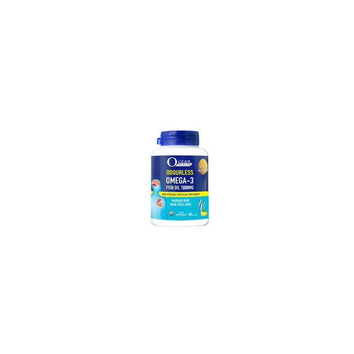 OCEAN HEALTH ODOURLESS OMEGA 3 -1000MG  60S