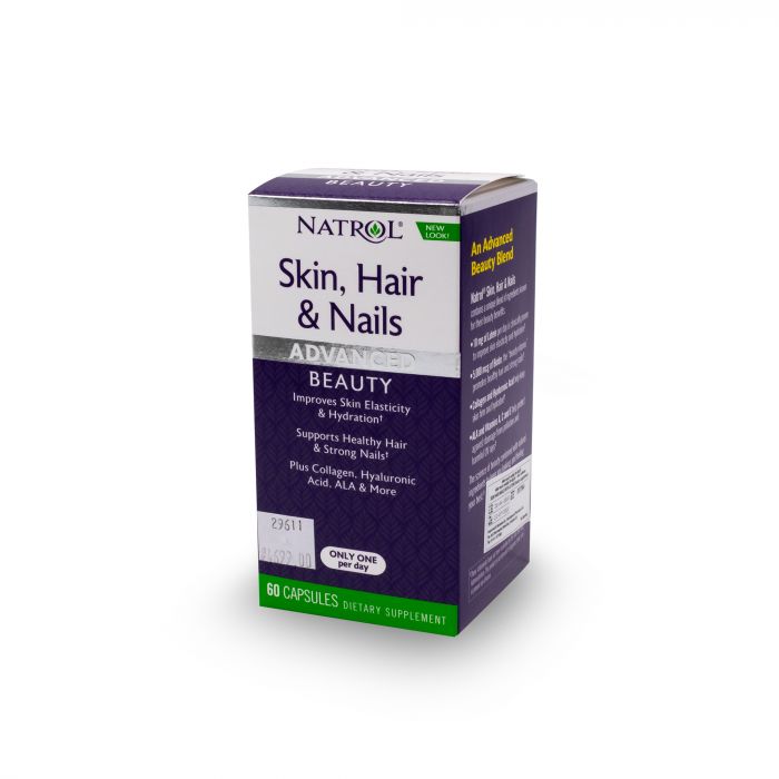 NATROL ADVANCED SKIN HAIR & NAILS 60 CAP