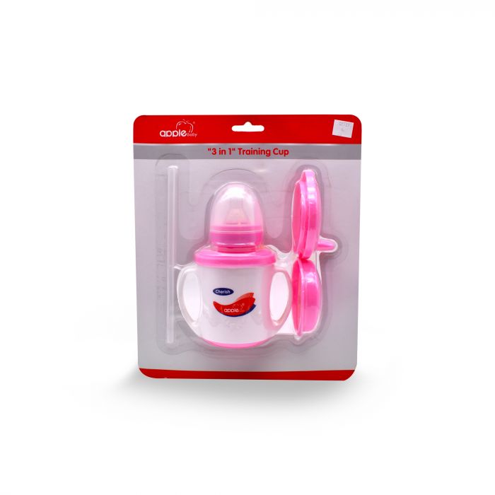 APPLE 3 IN 1 TRAINING CUP SET 01D10