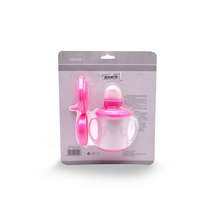 APPLE 4 IN 1 TRAINING CUP SET  7OZ 01D01
