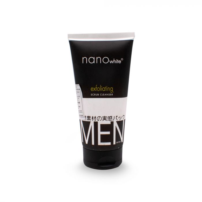 NANO WHITE MEN EXFOLIATING SCRUB CLEANSER