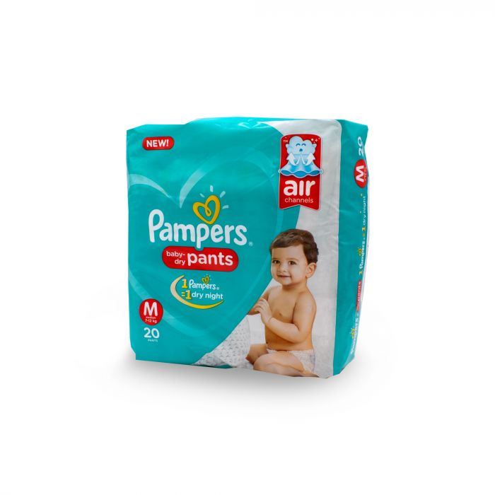 PAMPERS BABY DIAPERS DRY PANTS M20S