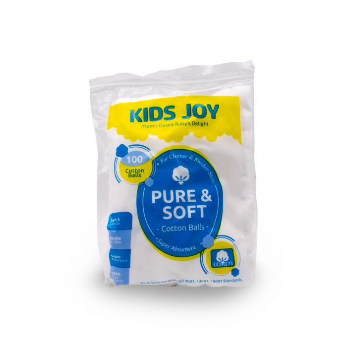 KIDS JOY COTTON BALLS 100 S