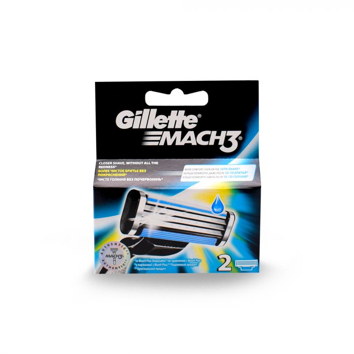 GILLETTE MACH 3 CARTRIDG 2 S