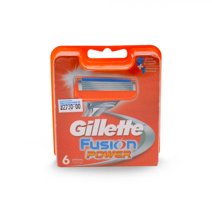 GILLETTE FUSION POWER CARTRIDGE 6 s