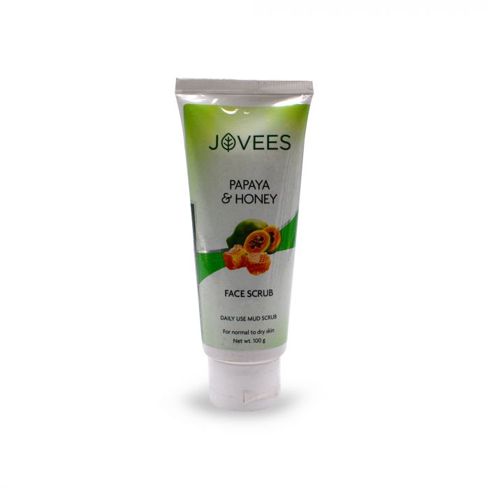JOVEES PAPAYA AND HONEY MUD SCRUB 100G