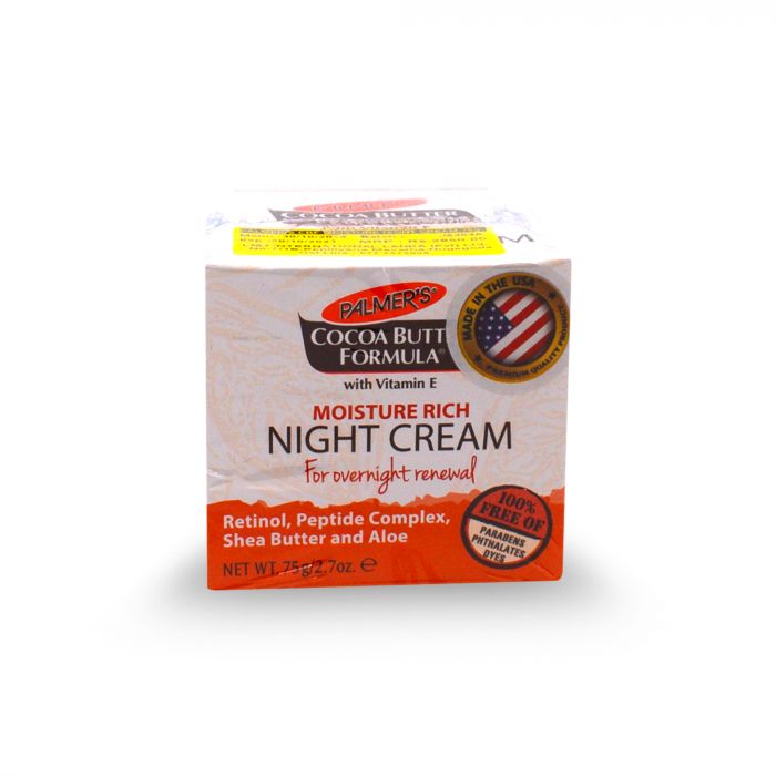 PALMERS MOISTURE RICH NIGHT CREAM 75G